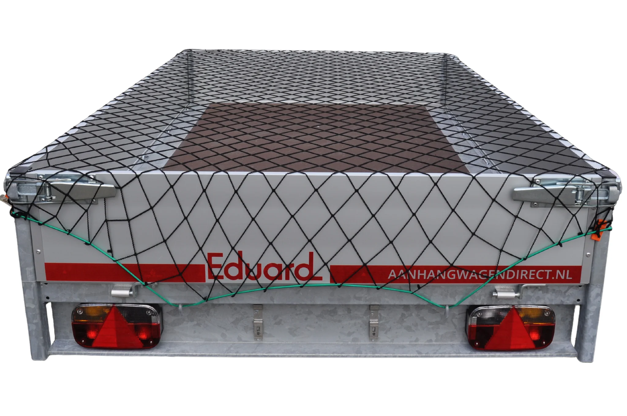 Elastisch Aanhangernet - Zwart - 1-2 x 2-3 meter - Rekbaar maasnet  - Inclusief elastiek rondom - UV bestendig - Image 3