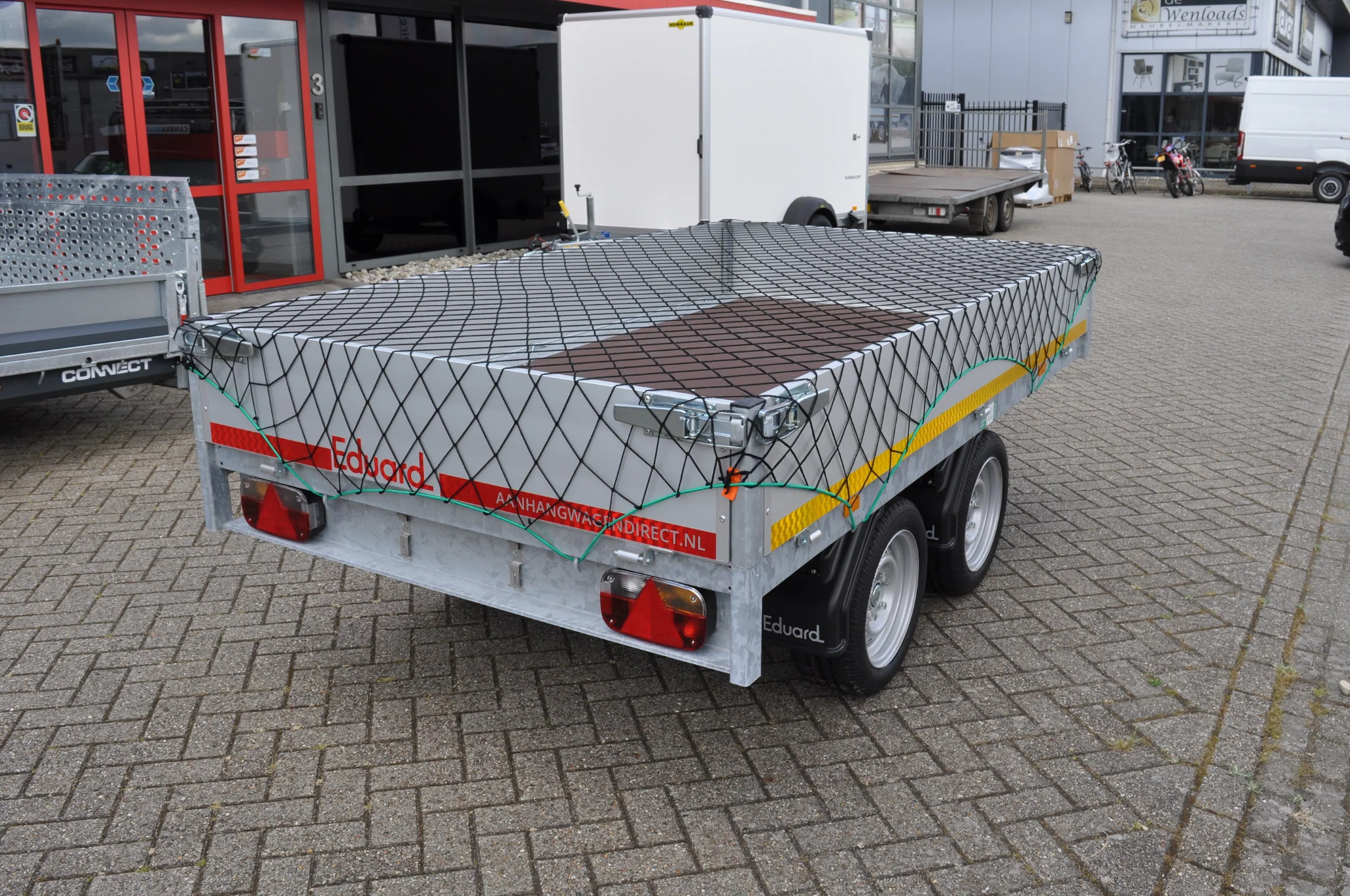 Elastisch Aanhangernet - Zwart - 1-2 x 2-3 meter - Rekbaar maasnet  - Inclusief elastiek rondom - UV bestendig - Image 5