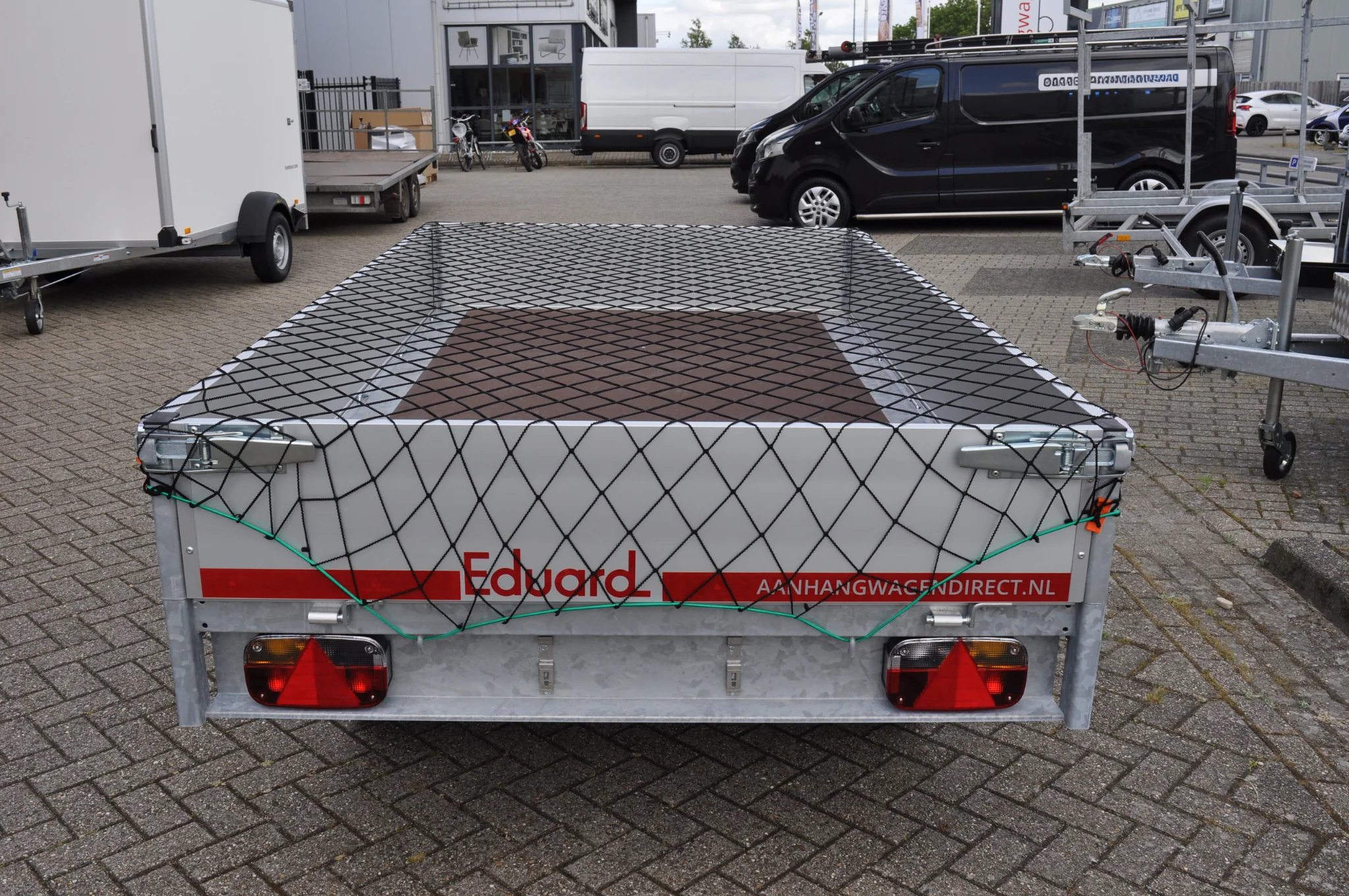 Elastisch Aanhangernet - Zwart - 1-2 x 2-3 meter - Rekbaar maasnet  - Inclusief elastiek rondom - UV bestendig - Image 8