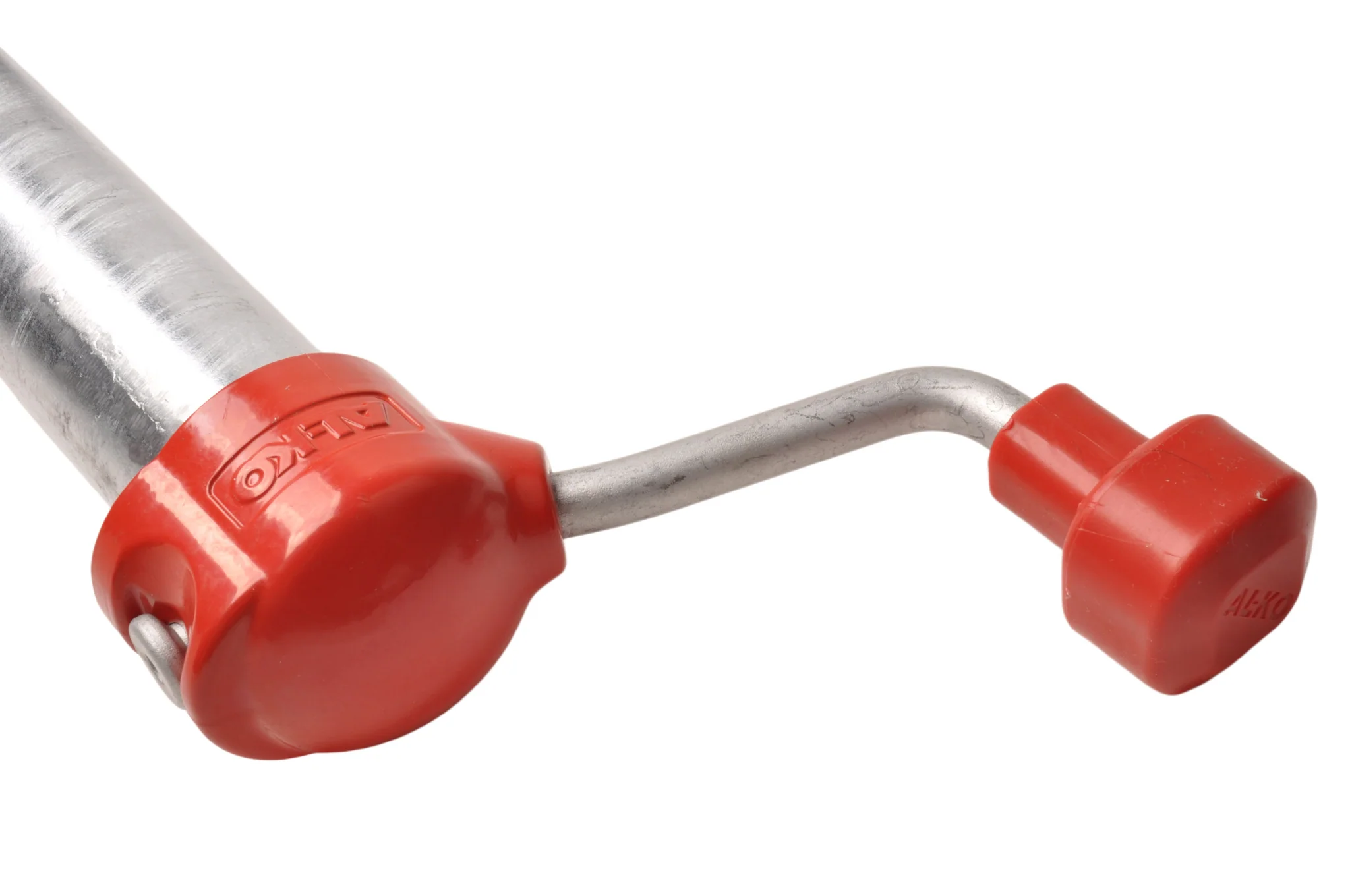 Neuswiel AL-KO - 48 mm - draagvermogen: 300 kg - stalen velg en massief rubber wiel - inclusief slinger met druklager en kogeldrukmeter - Image 4