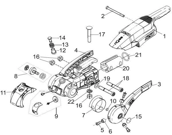 AL-KO drukschijf - links - geschikt voor de AL-KO AKS3004 - Image 7
