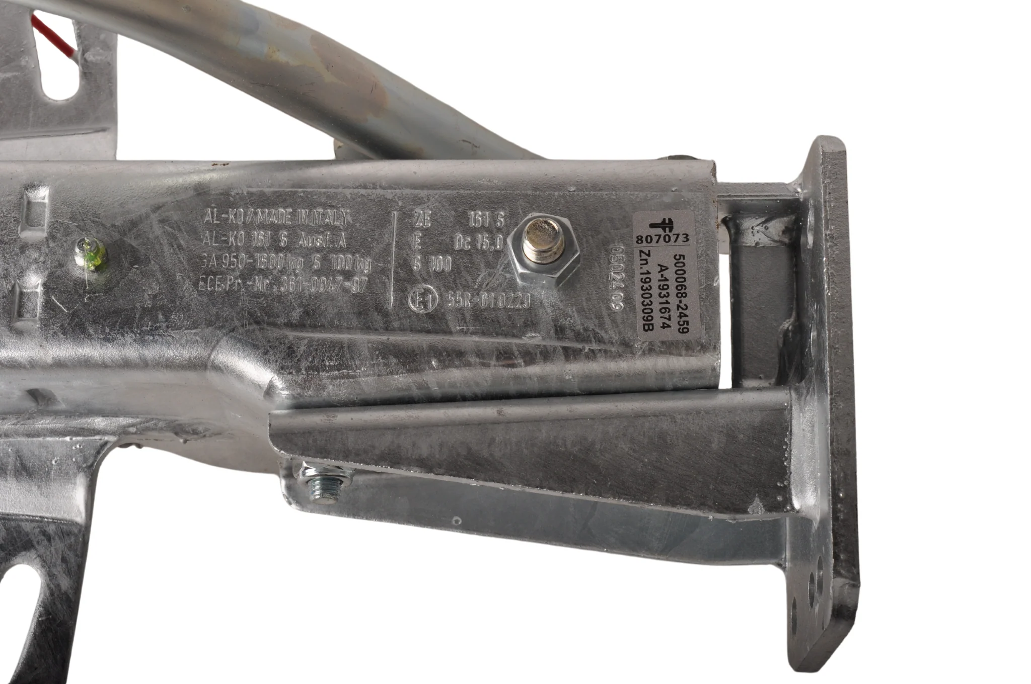 AL-KO oplooprem aanhanger - 161S - maximaal trekvermogen: 1600 kg - V-dissel aansluiting - incl. neuswielconsole - Image 8