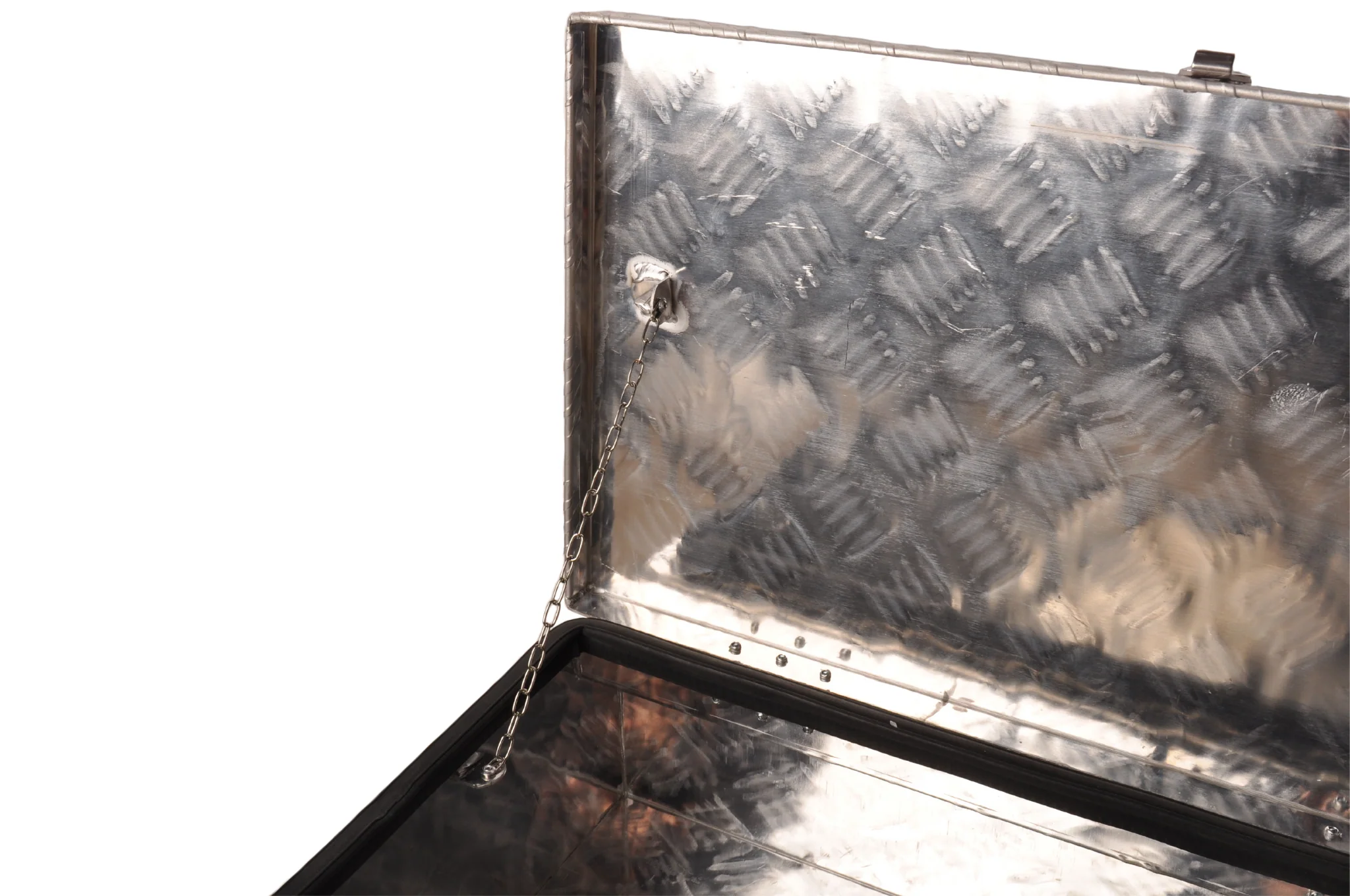 Aluminium disselkist 1200x380x195 mm - 2,5 mm wanddikte - ideaal voor plateauwagens en autotransporters - water- en stofdicht - incl. spansluiting - Image 10