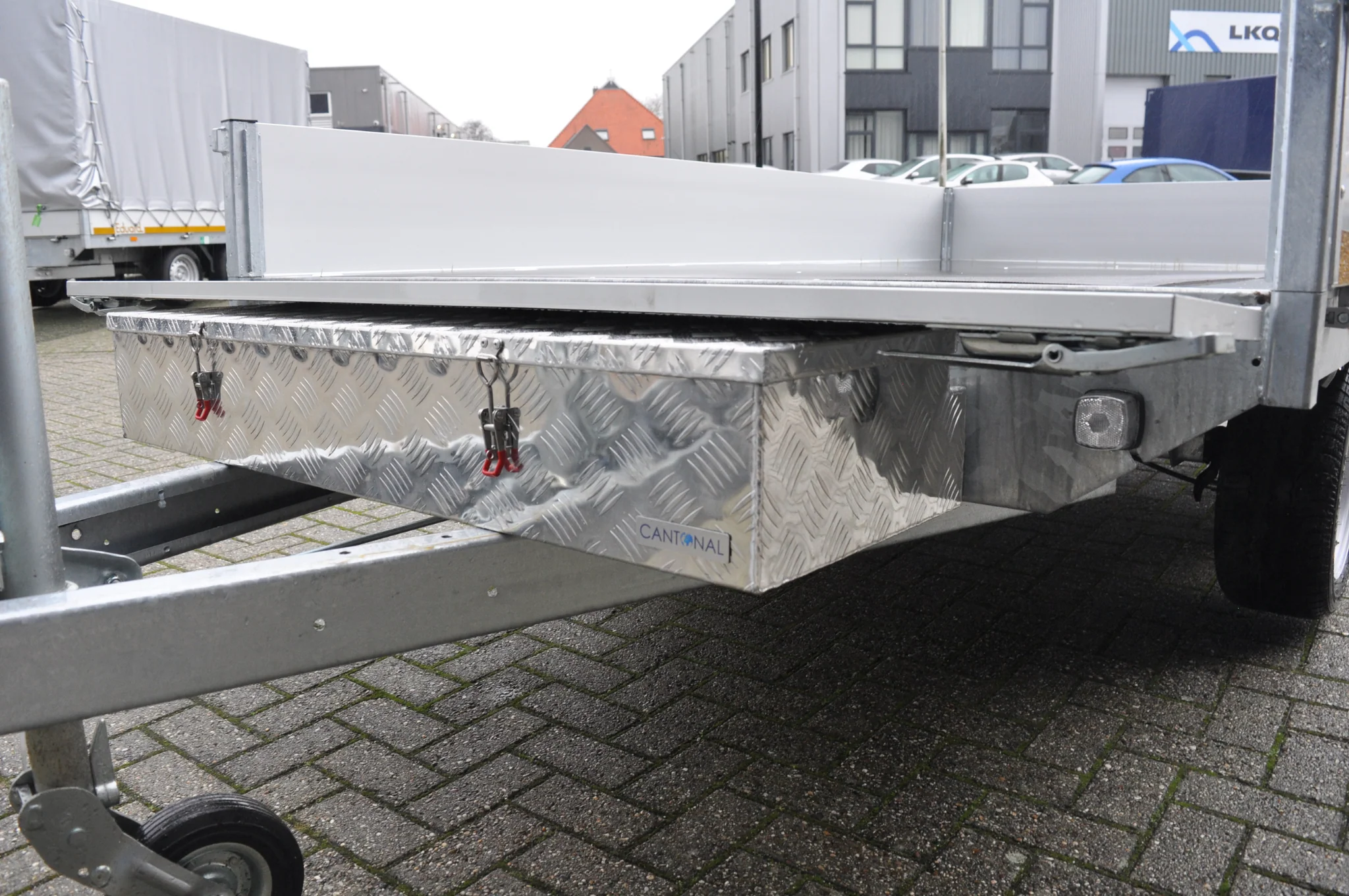Aluminium disselkist 1200x380x195 mm - 2,5 mm wanddikte - ideaal voor plateauwagens en autotransporters - water- en stofdicht - incl. spansluiting - Image 8