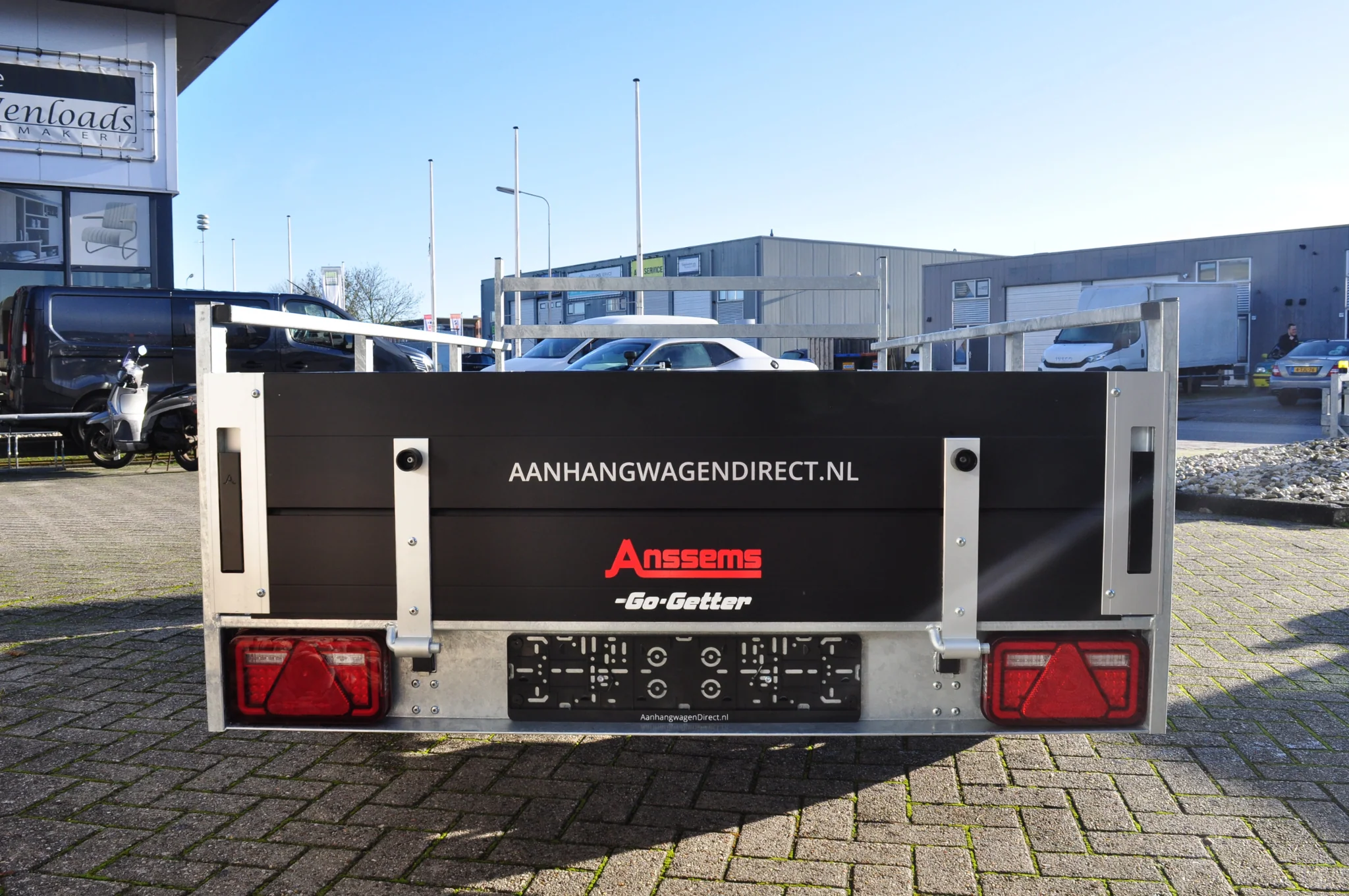 Anssems Go Getter bakwagen BSX 1350 - 251x130 cm - 1350 kg - geremd - black edition - Image 4