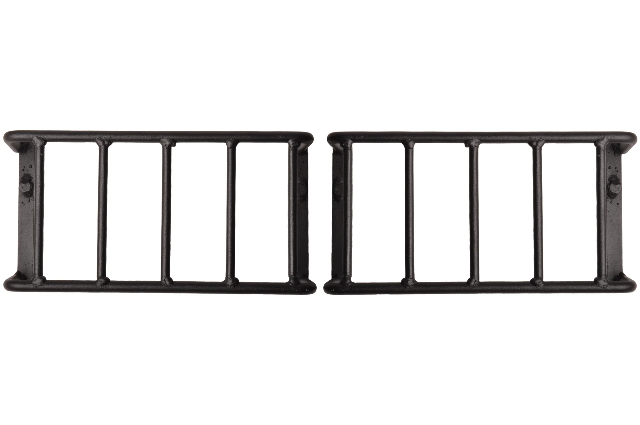 Set van 2 zwarte stalen beschermrekken - 250x140x65 mm - geschikt voor grote achterlichten - Image 5