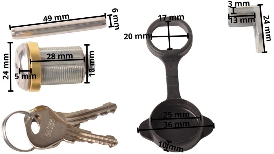 Cilinderslot/koppelingsslot Knott AV50 Avonride - ongekeurd - Image 9