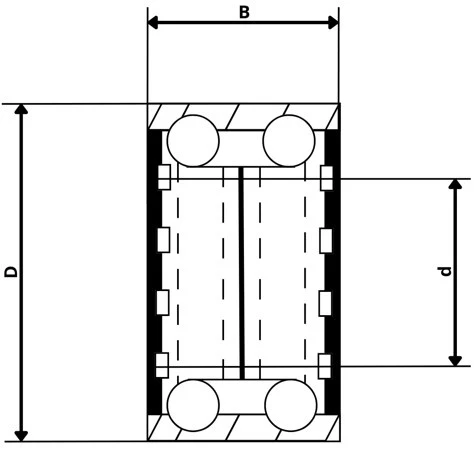 Compactlager 37/60x30 mm - inclusief flensmoer en borgring - geschikt voor AL-KO remtype 1636/1637 - Image 7