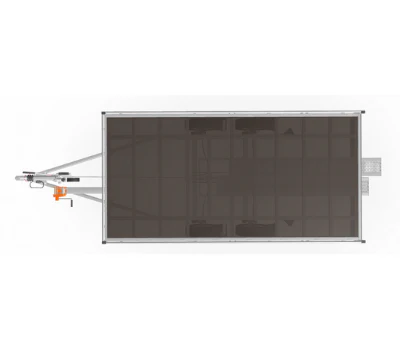 Geremde Eduard autotransporter - 406x200 cm - 2700 kg bruto laadvermogen - 63 cm laadvloerhoogte - 10 cm reling - inclusief lier en oprijplaten - Image 10