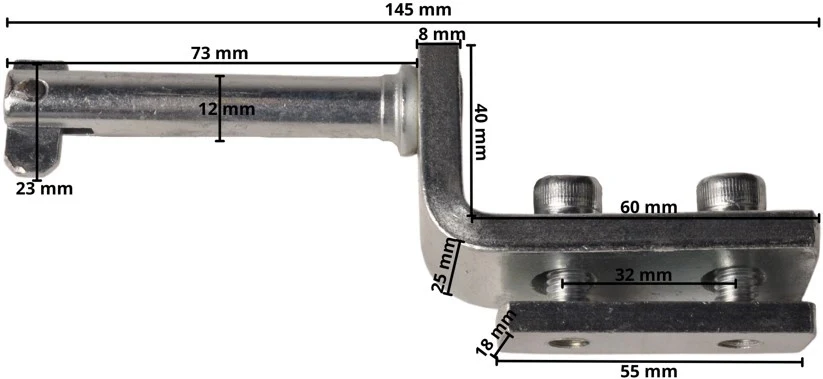 Los Eduard scharnier met veiligheidspal - geschikt voor Eduard - Image 4
