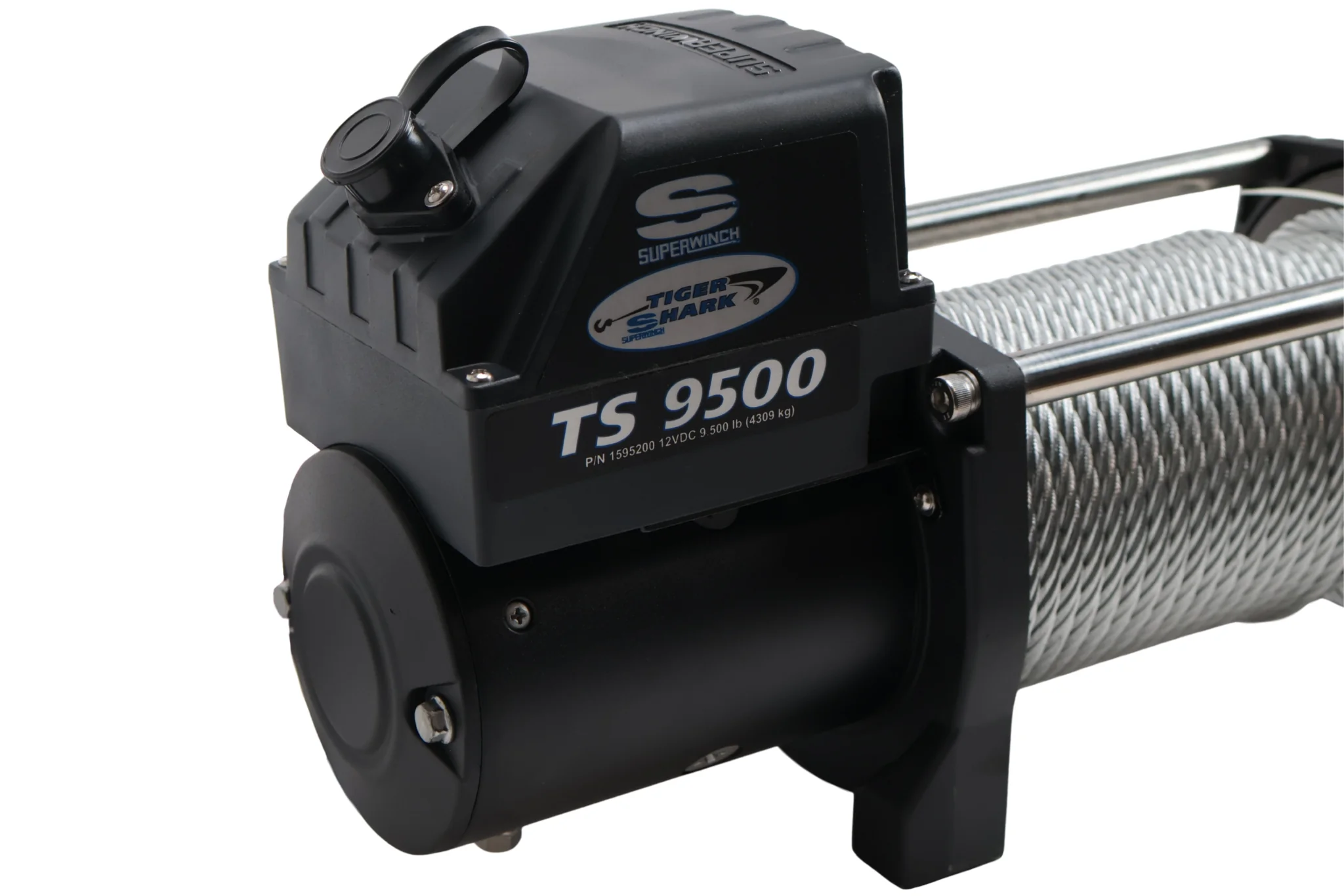 Elektrische lier 3500 kg - 28 meter staalkabel inclusief haak en kabelrollen - Image 15