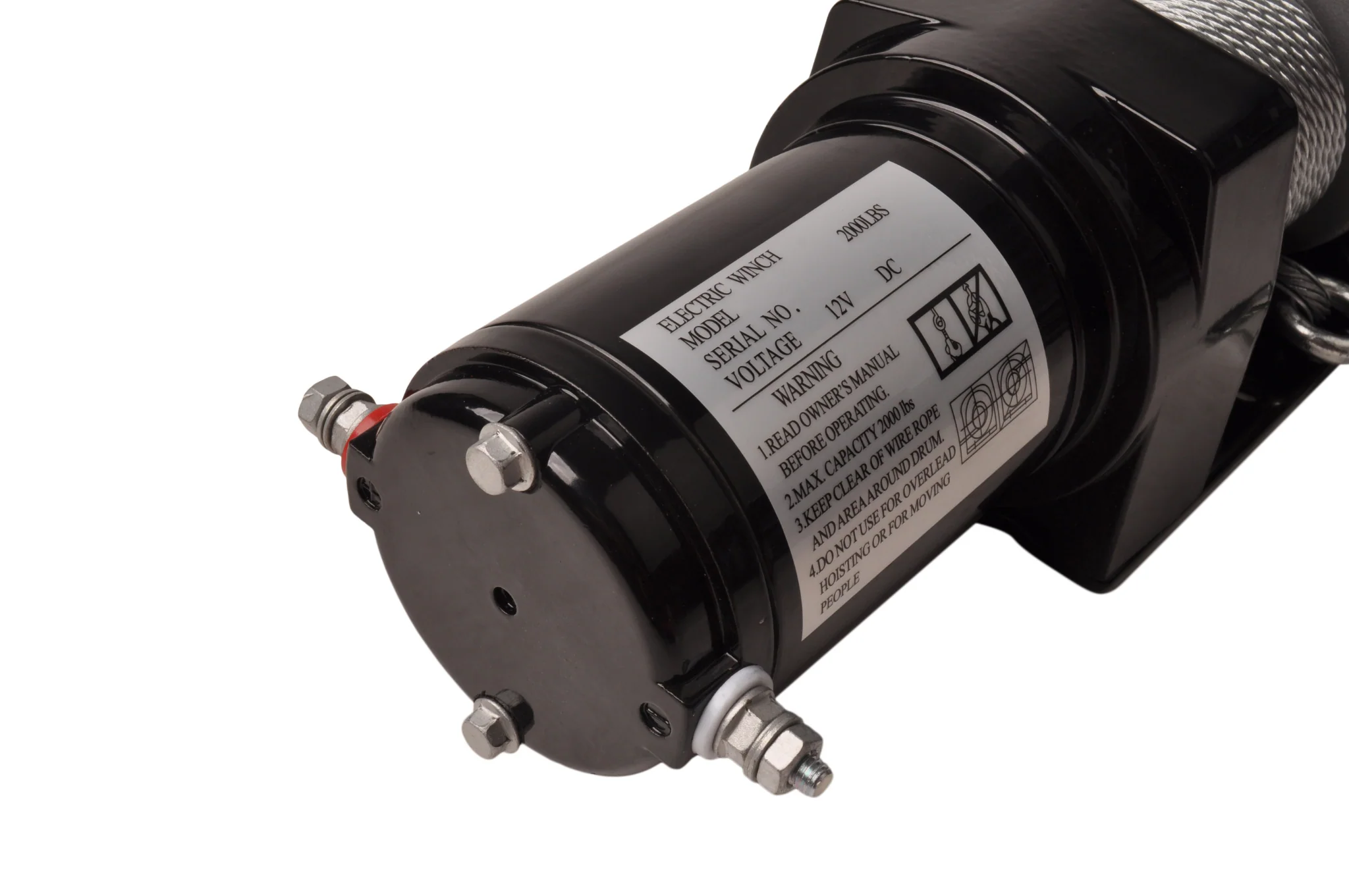 Elektrische Lier 900 kg met staalkabel & haak - Image 4