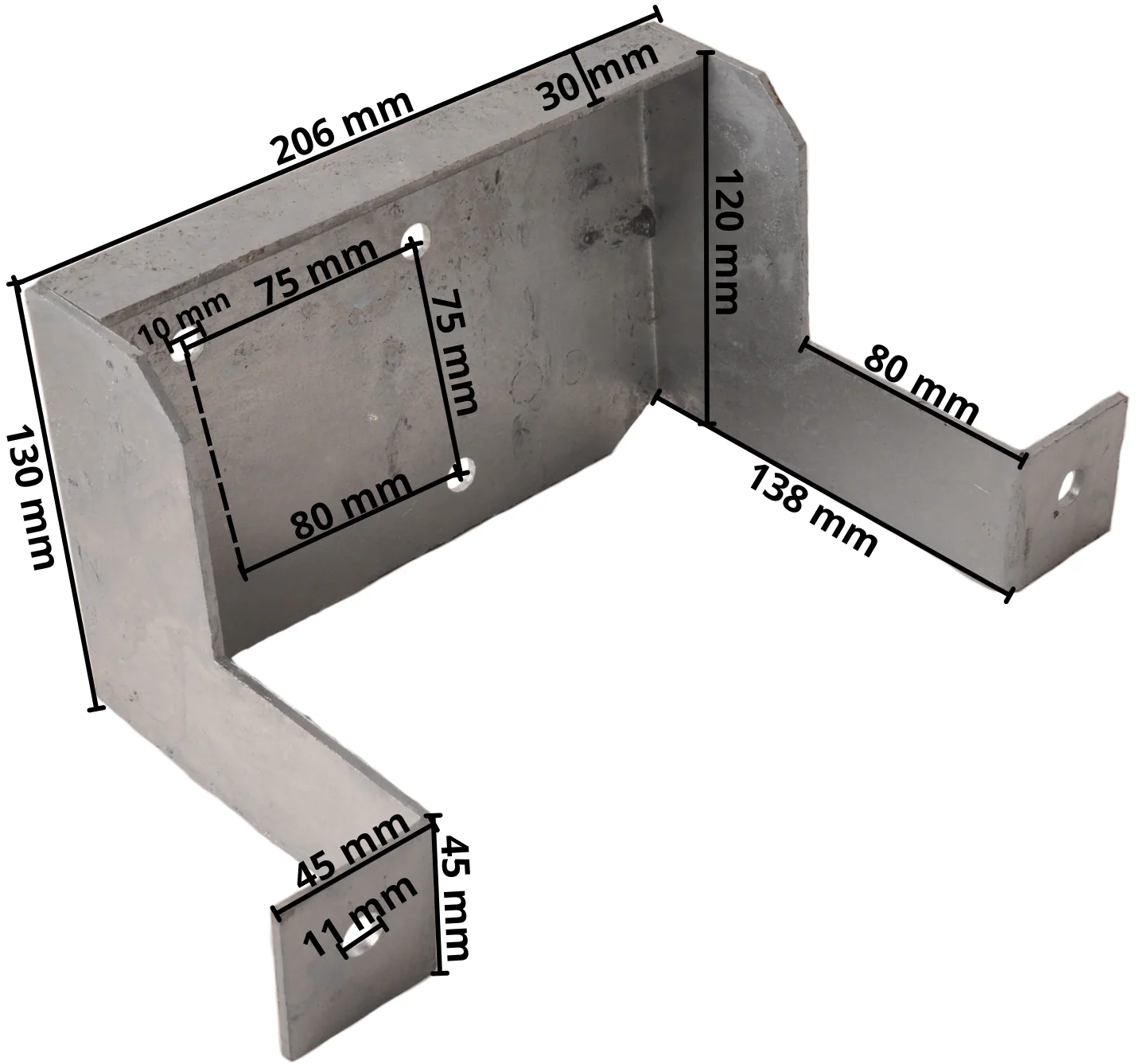Montagehouder voor noodhandpomp kipper  - voor eenvoudige montage - Image 5