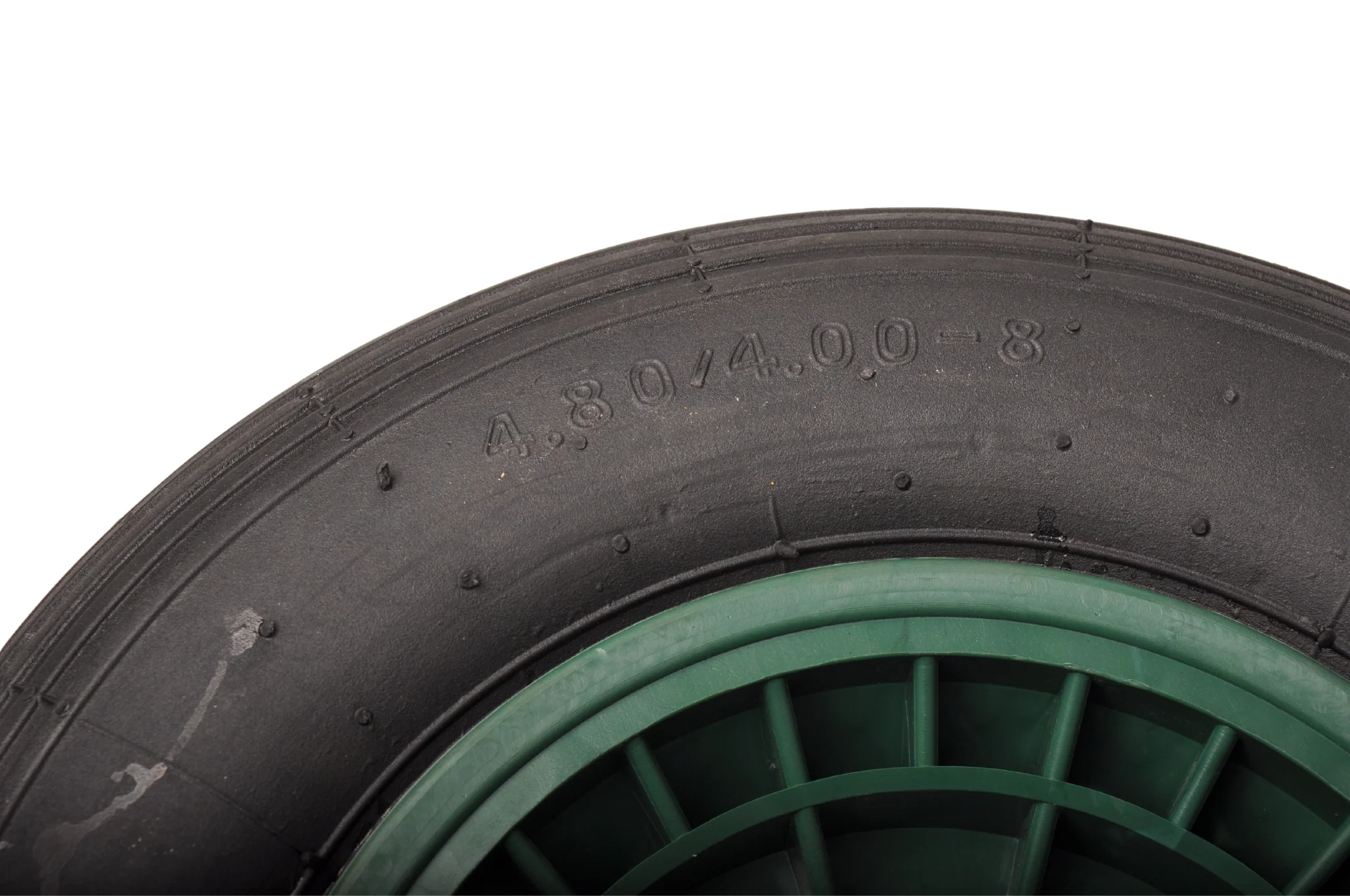 Kruiwagenwiel - 4.00-8 - luchtband en kunststof velg - maximale belasting: 150 kg - asgat/naafdiameter: 20 mm - inclusief rollager - Image 6