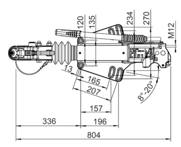 AL-KO oplooprem aanhanger - PROFI3500 - maximaal trekvermogen: 3500 kg - V-dissel aansluiting - Image 10