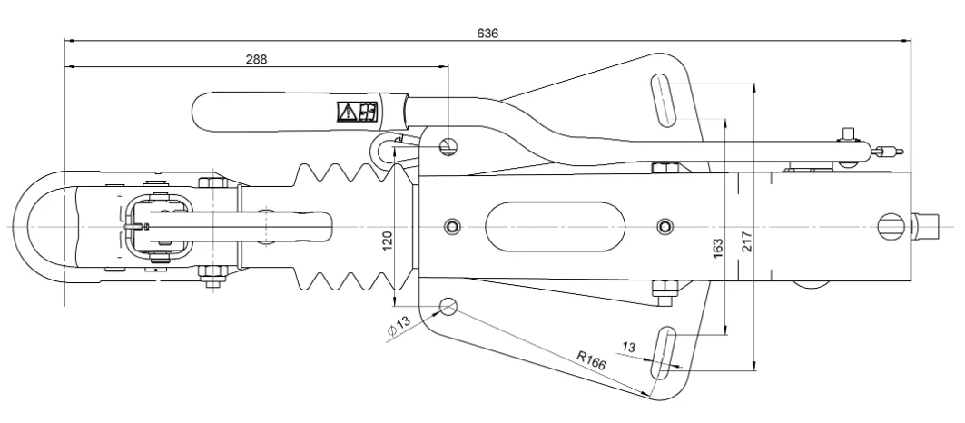 BPW oplooprem aanhanger - ZAF 1,35-3 - maximaal trekvermogen: 1350 kg - V-dissel aansluiting - Image 8