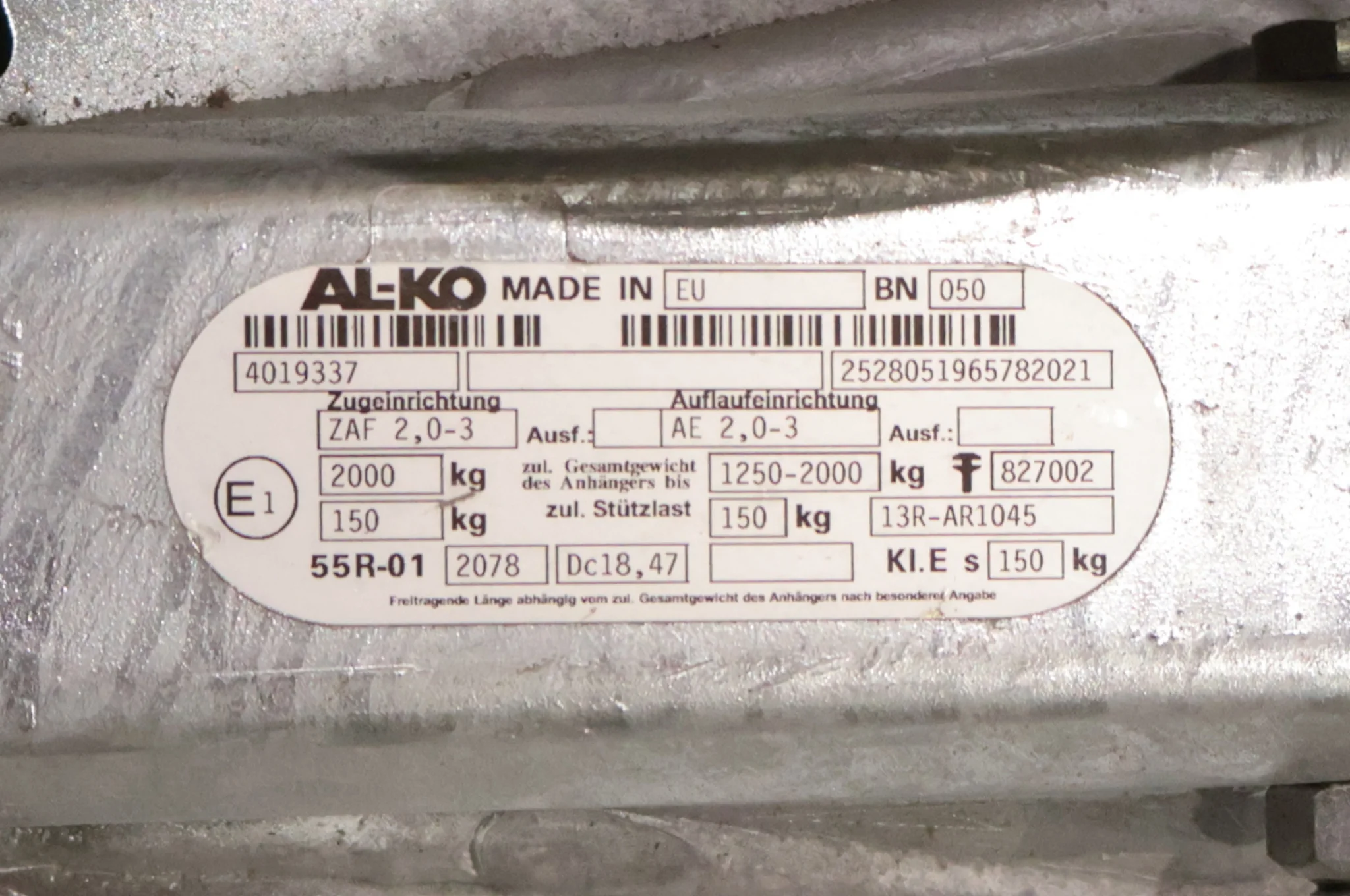 BPW oplooprem aanhanger - ZAF 2,0-3 - maximaal trekvermogen: 2000 kg - bovenbouw - incl. neuswielconsole - Image 10