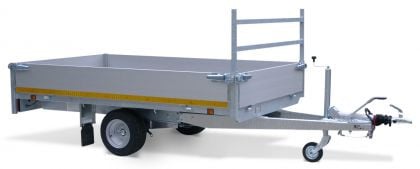 Geremde Eduard plateauwagen - 256x150 cm - 1500 kg bruto laadvermogen - 63 cm laadvloerhoogte - 30 cm borden - Image 10