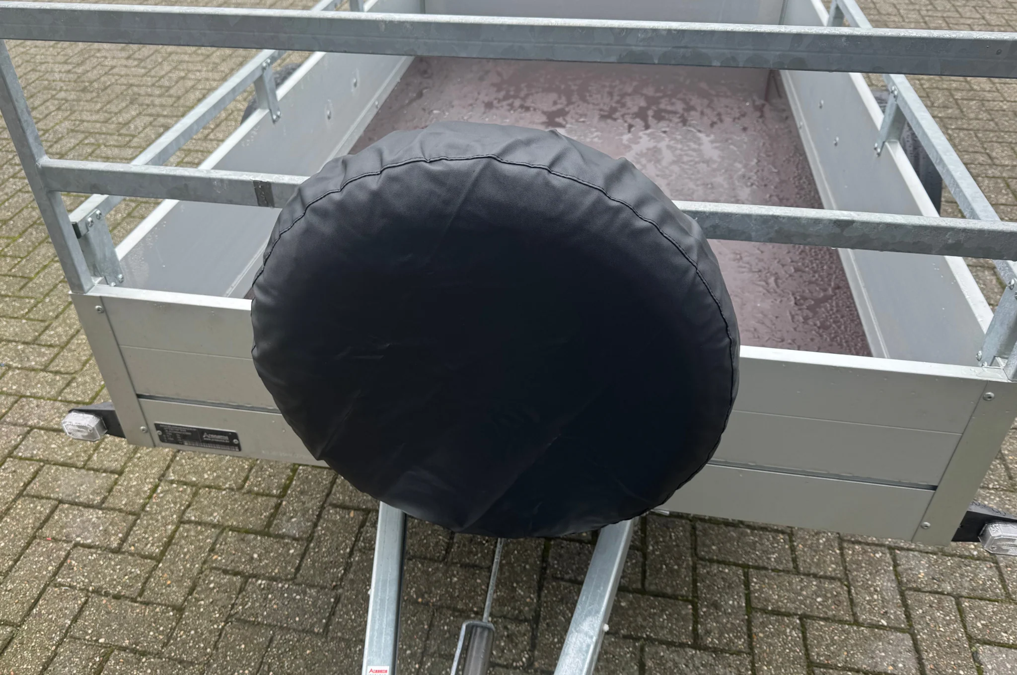 Zwarte reservewiel hoes - 13 inch - Ø58x21 cm - Image 4