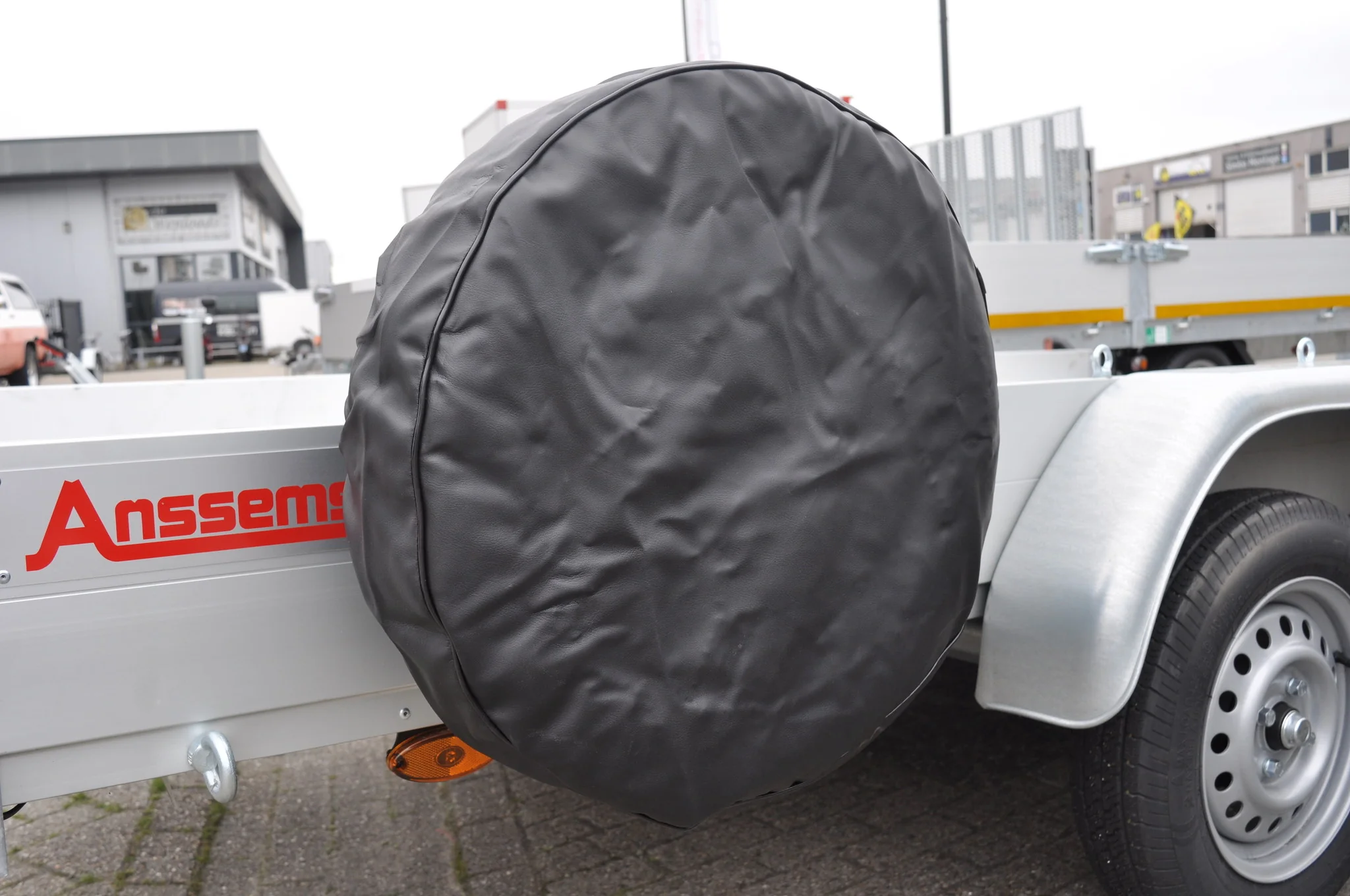 Zwarte reservewiel hoes - 14/15 inch - Ø65x21 cm - Image 3