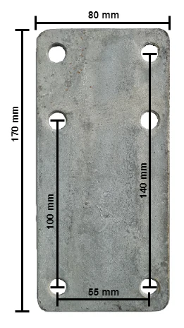 Reservewielhouder voor disselmontage - universeel - Image 12