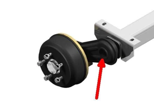 Knott steun voor schokbrekers - schroefbaar - Image 3