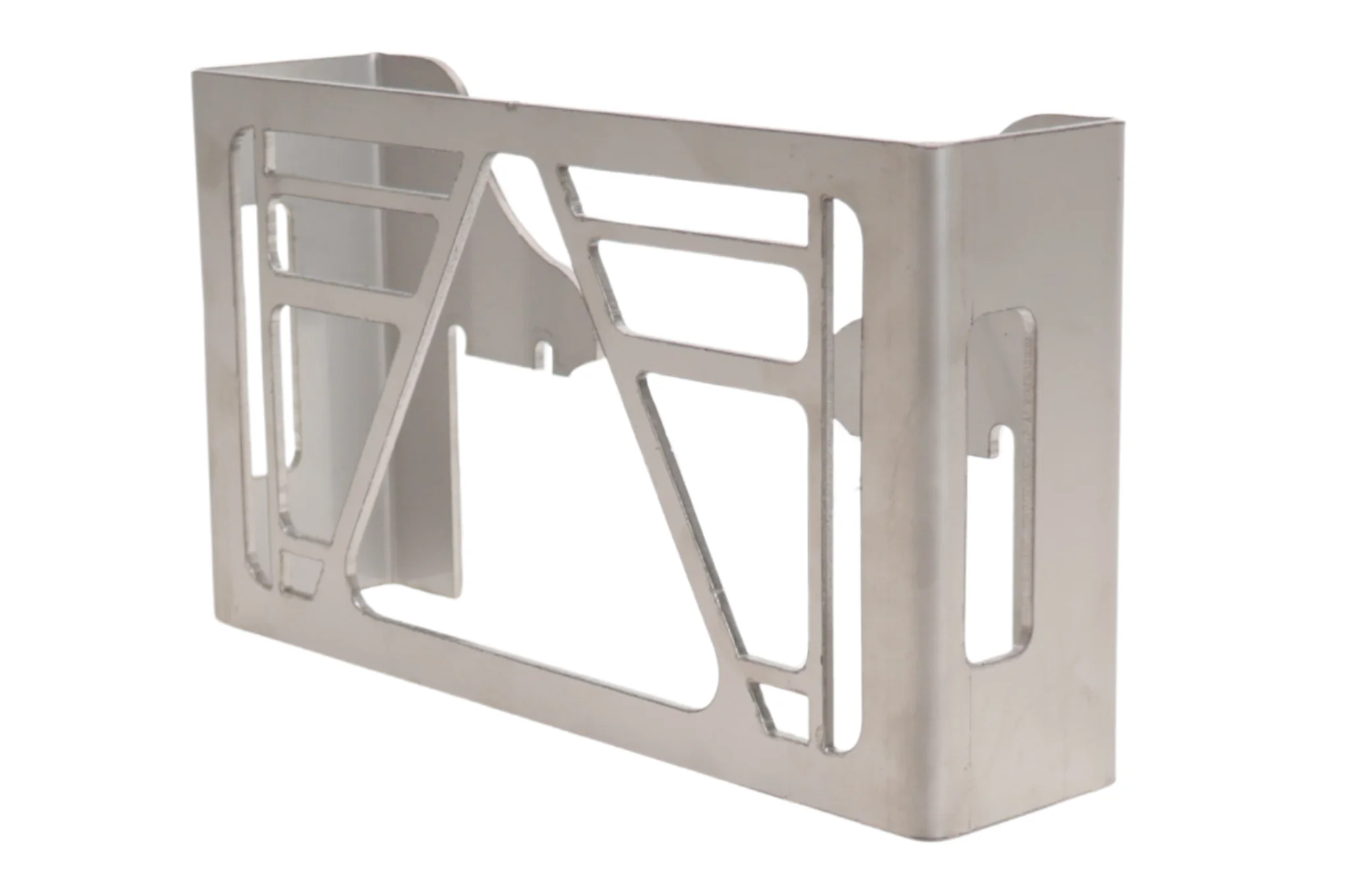 Set van 2 beschermrekken Multiled 4 - 253x141x63,7 mm - met vrije driehoek - RVS materiaal - Image 3