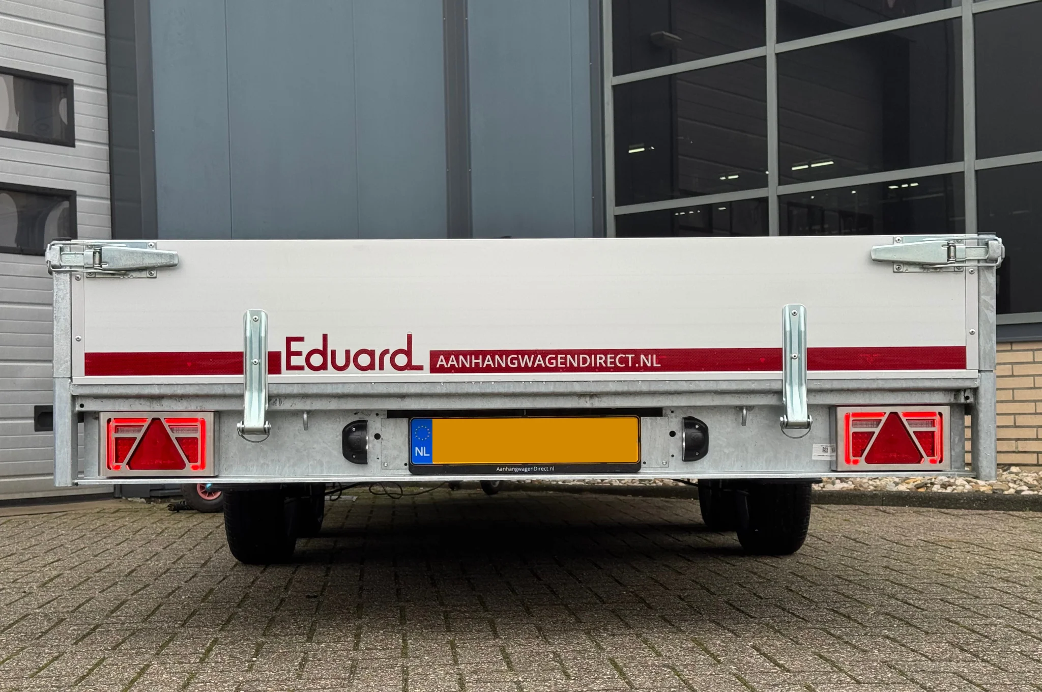 Set van 2 beschermrekken Multiled 4 - 253x141x63,7 mm - met vrije driehoek - RVS materiaal - Image 6