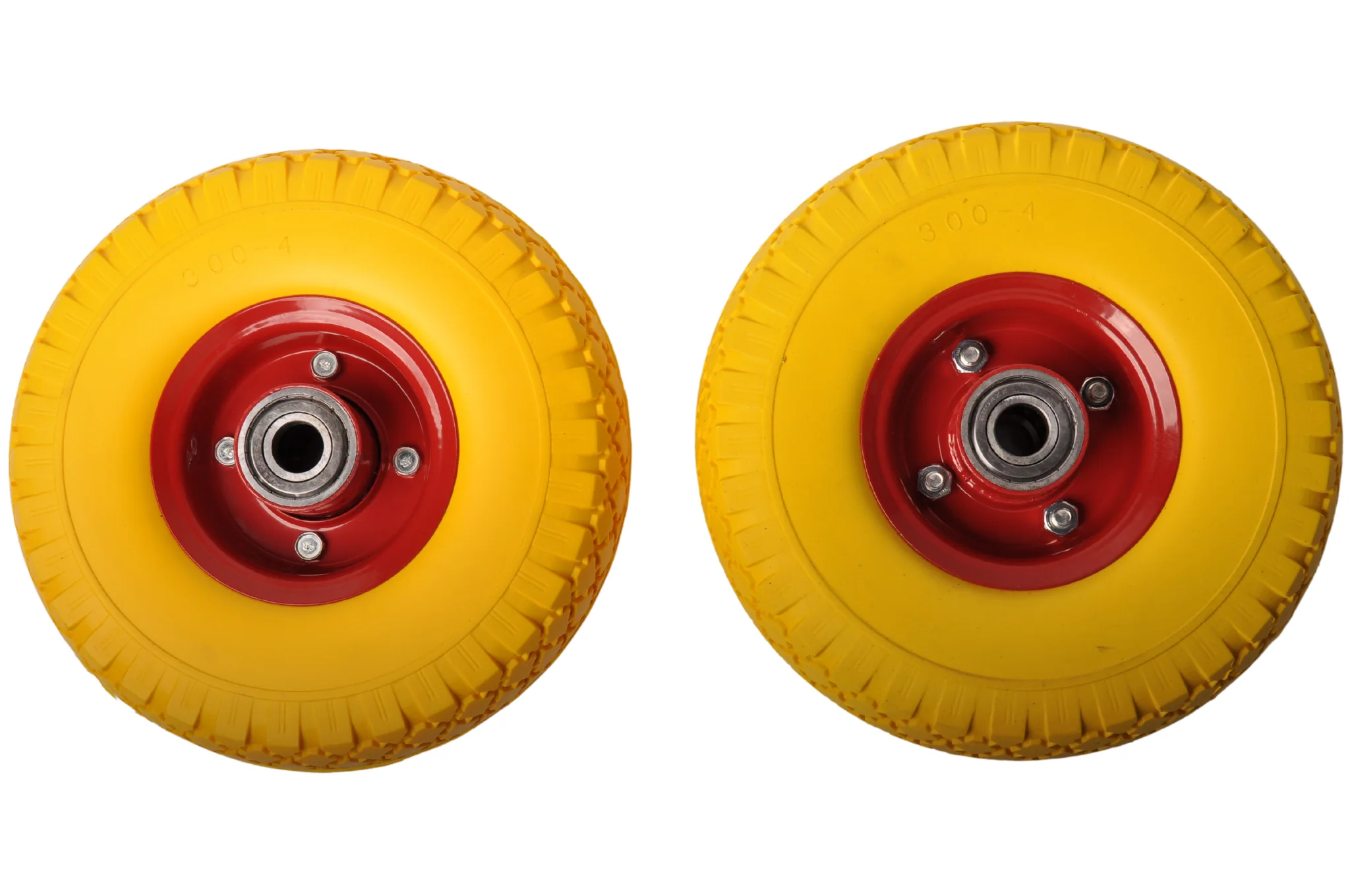 Set van twee premium 3.00-4 steekwagenwielen - anti lek - naafdiameter: 20 mm - naaflengte: 75 mm - Image 3