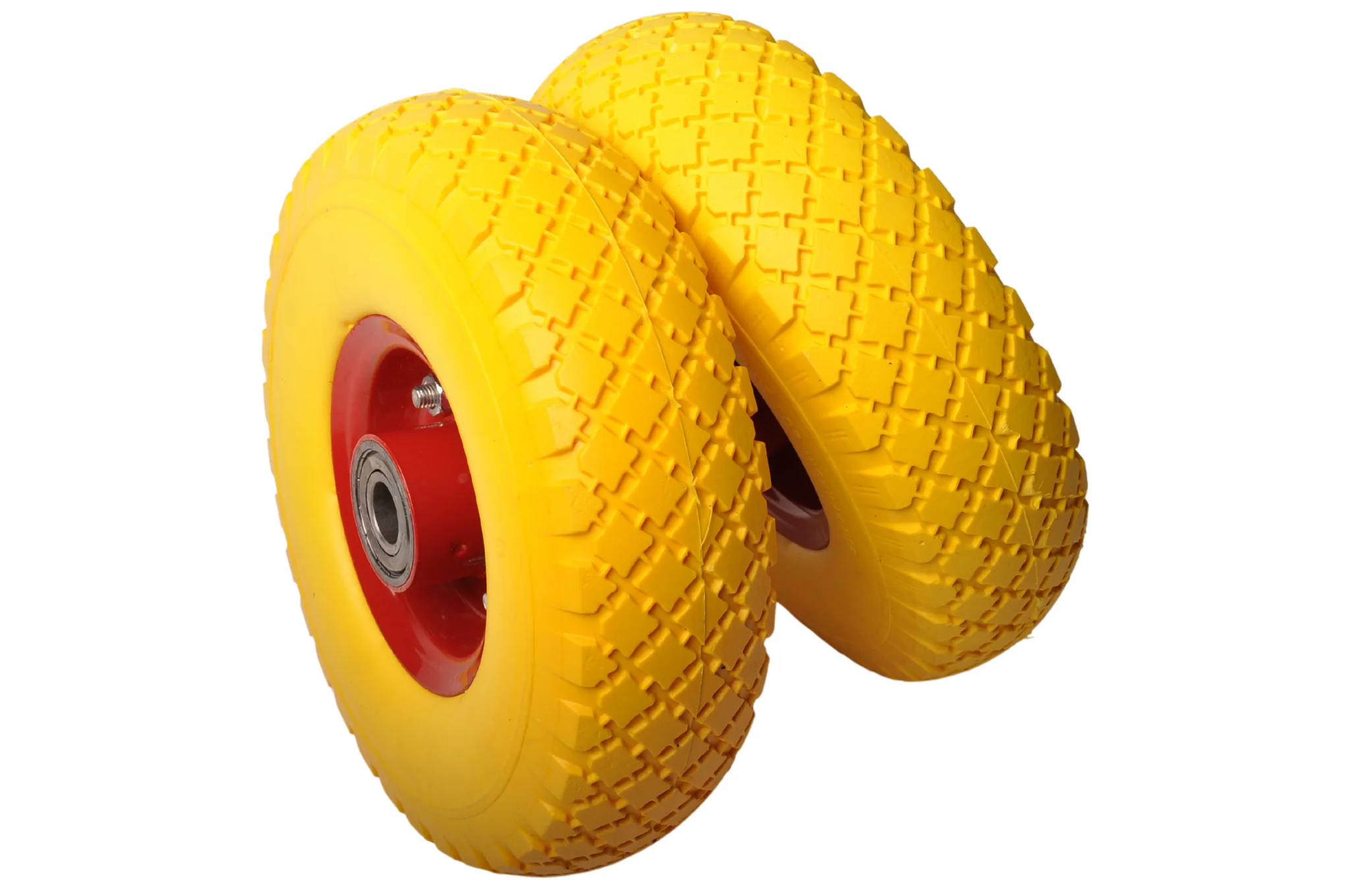 Set van twee premium 3.00-4 steekwagenwielen - anti lek - naafdiameter: 20 mm - naaflengte: 75 mm - Image 8