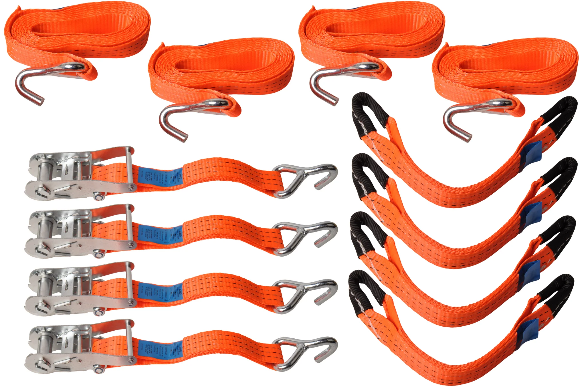 Set van 4 spanbanden voor autoambulance - 330x3,6 cm (3000 kg) - Image 3