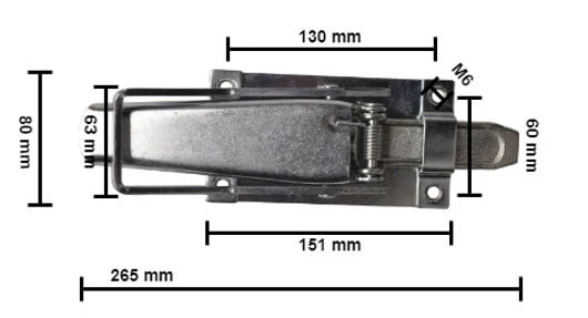 Zijbord spansluiting - geschikt voor een Hulco / Anssems aanhanger - Image 5