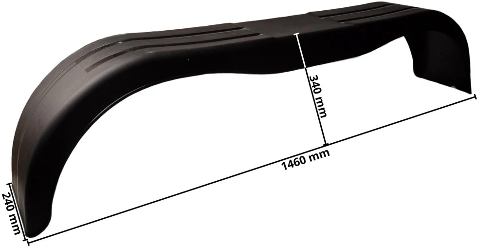 Tandem spatbord – 1460x240x340 mm - Image 5