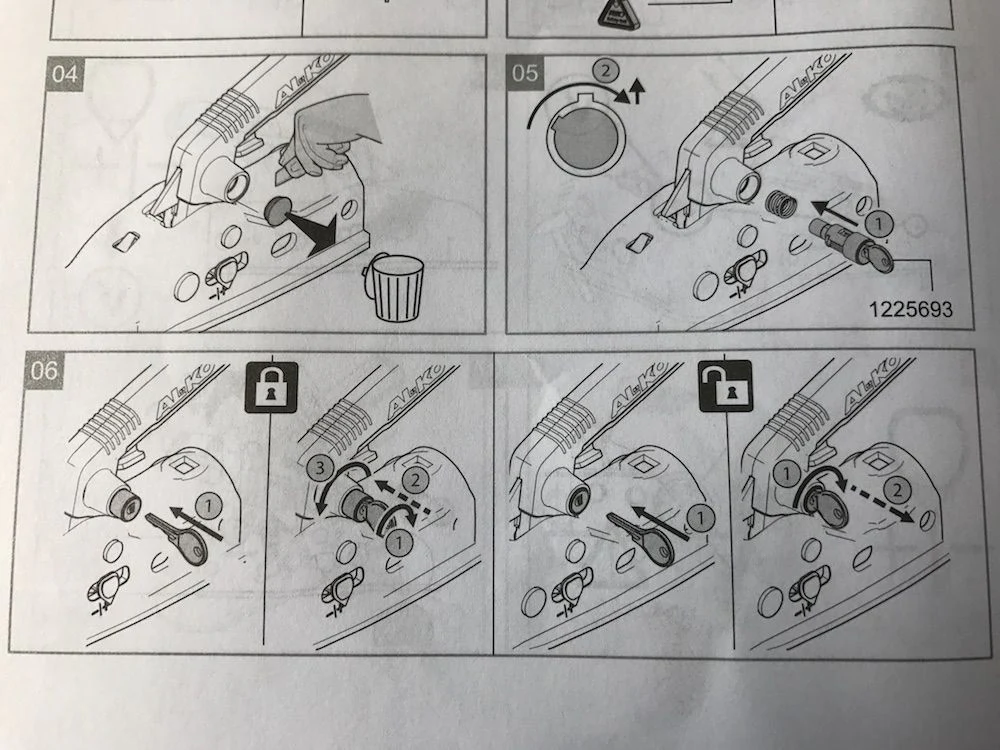 Origineel steekslot voor AL-KO koppeling AK161/AK270 - inclusief safety-ball - Image 4