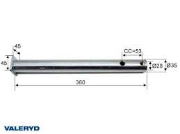 Trekstang geschikt voor AL-KO 90S oplooprem - Image 5