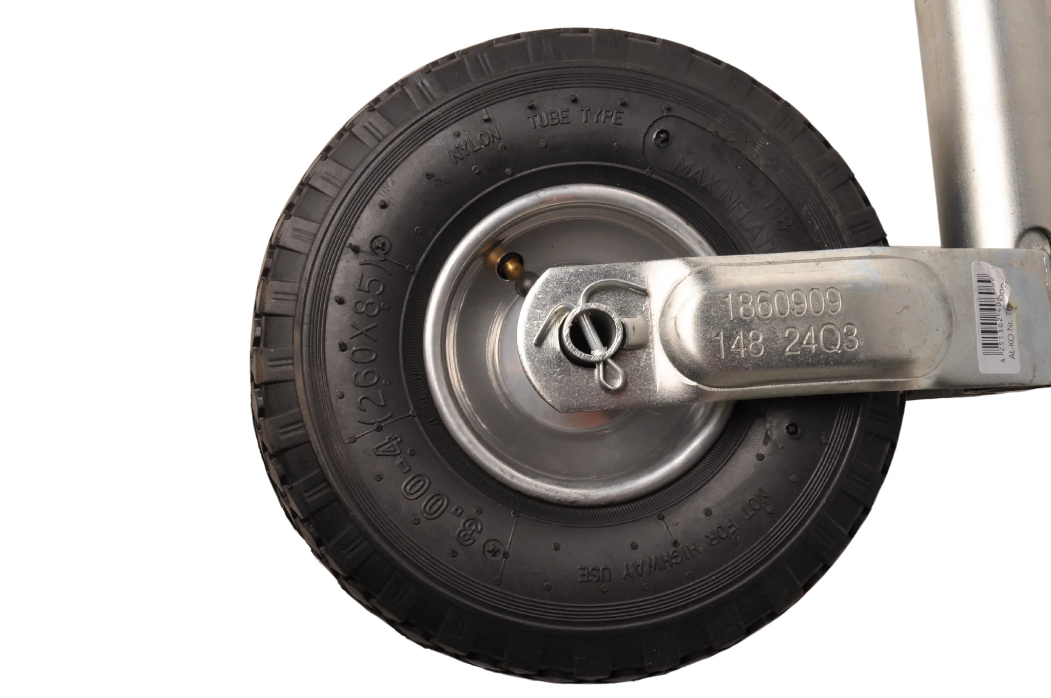 Winterhoff neuswiel - 48 mm - draagvermogen: 150 kg - luchtband - stalen velg - Image 5